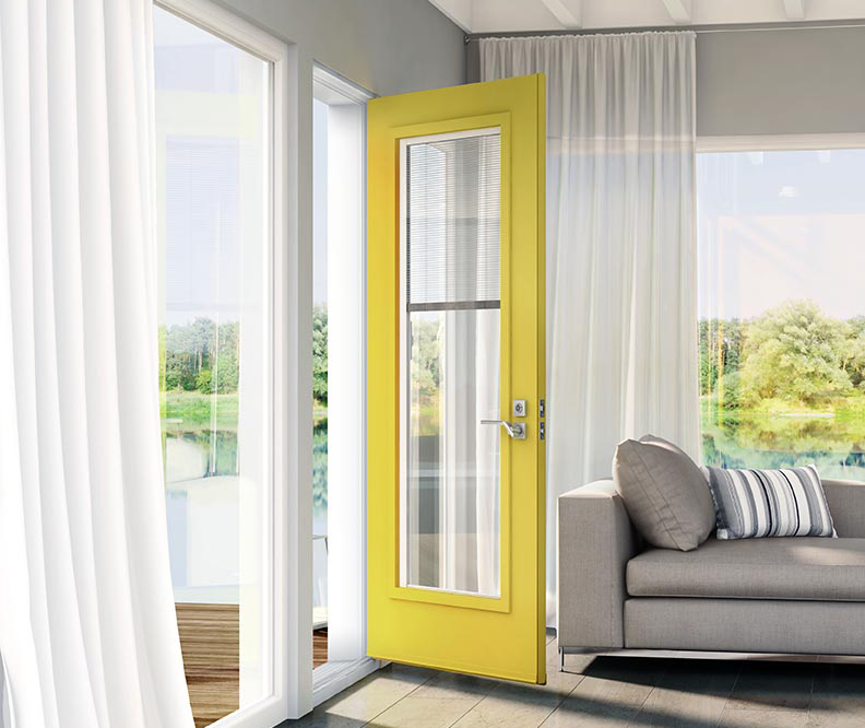 Glass door
