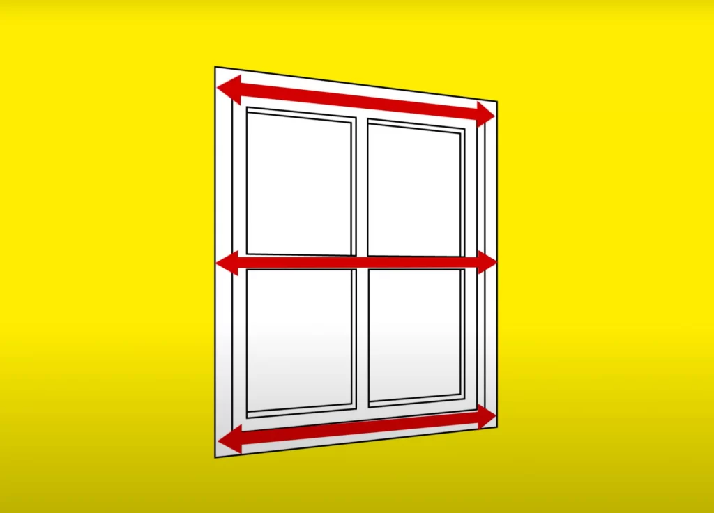 Measuring the width of the window